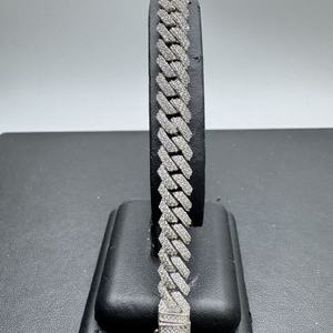 8.5in Sterling Silver and moissanite Bracelet          LS(345336)
