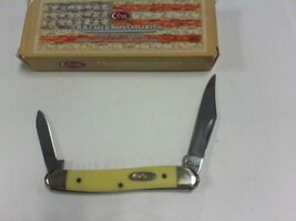 CASE XX USA YELLOW DELRIN SERPENTINE PEN KNIFE 32087 CV (2013)