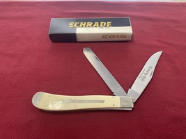 Schrade Giant Kentucky Rifle Trapper Knife Celluloid Handle with Box - PPSKN