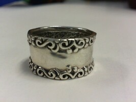 Sterling Silver Band Sz 9 - 925 - PPSKN