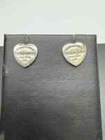 Tiffany & Co. Heart Earrings - 925 - Silver -SPB-TS 346170