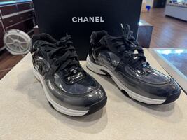 Chanel Transparent PVC Sneakers M Size 10                LS(346720)
