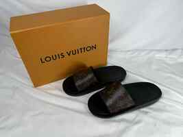 Louis Vuitton Sunbath Flat Mule Monogram Size 36 SPB-TS 347667