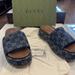 Gucci Denim Slides Women's   9.5 US             LS(347673)