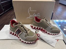 Christian Loiboutin Nastroshark Donna Canvas Runner Size 7         LS(347703)