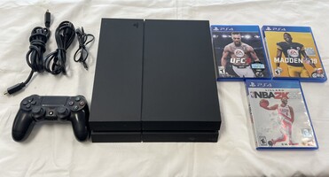 Sony PlayStation 4 500GB Original Matte Black CUH-1215A Sport Bundle - PPSKN