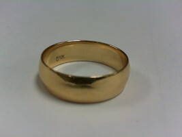 Gold Band Wide  - YG - Sz 8.5 - 10K - PPSKN