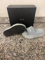 Size 38 Amiri Denim Platform Sandals in Box SPB-JB 348153