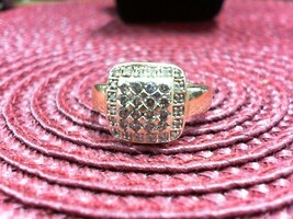 Pave Diamond Ring - YG -  Sz 9 - 14K - PPSKN
