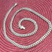 White Gold Curb Link Chain - 24 Inches - 10K - PPSKN