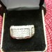 White Gold Diamond Band - Sz 9.5 - 10K  - PPSKN