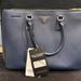 Prada Galleria Saffiano Leather Large Tote in Blue         LS(348569)