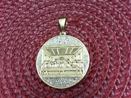 Last Supper Diamond Accent  Pendant - 1 1/2" x 1 1/4" - 10K - PPSKN