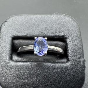 Sterling Silver Ring with Blue Stone Size 9.5           LS(348740) 