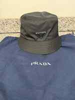PRADA Re-Nylon Black Bucket Hat Size XLarge SPB-TS 349700