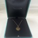 TIFFANY & Co. Chain w Pendant K18 750 Return to Tiffany Heart Tag w/ Box - PPSKN