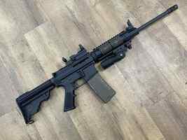 DPMS AR 15 AR-15 A-15 RIFLE 5.56 NATO WITH RED DOT PPSDM