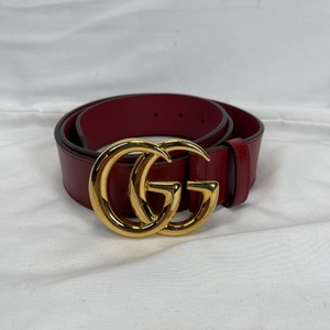 GUCCI GG Marmont Wide Red Belt - Size 100-40 SPBJKI 350164