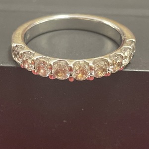 Diamond Band - White Gold - Size 7 - 14K - PPSKN