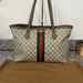 GUCCI OPHIDIA GG SUPREME COATED CANVAS TOTE BAG SPB- TS 350266