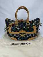  Louis Vuitton Black Murakami Rita Top Handle Tote SPB-TS 350286