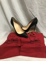 Christian Louboutin Pigalle Follies 100 Nappa Black Heels EU 39.5 US 9.5 PPSJKI