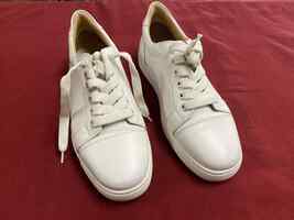 Christian Louboutin Louis Junior Sneakers White Size 37 EU 6.5 US PPSDM