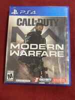 Sony PlayStation PS4 Call Of Duty Modern Warfare COD Game Disc PPSDM