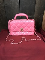 Chanel Lambskin Quilted Coco Flap Bag Caviar Pink PPSJKI 351245