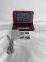 Nintendo 3DS Red with Four Lego Games SPB-JB 351401