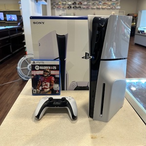 Sony Playstation 5 Slim Disc 1TB W/ Box & Madden 25 SPB-MS ID: 351747 