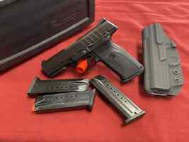 RUGER 9E FULL SIZE 9MM BUNDLE 4 MAGS HOLSTER BOX PPSDM