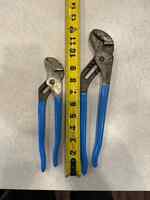 Vintage Lot (2) Channellock 440 & 420 Tongue-Groove Water Pump Pliers Set TS 090