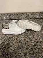 Women's Size 7 Alexander McQueen Cheetah Print Oversized Sneakers SPB-JB 352956
