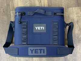 YETI Hopper Flip 12 Navy Gray Portable Soft Sided Cooler PPSDM 353295