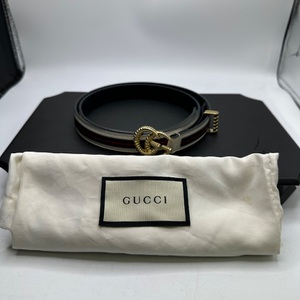 Gucci GG Marmont Thin Belt Size 85/34 SPB-MS 353371