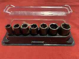 Snap On IMFMS 3/8" Impact Socket Set 7pt Metric 10 12-15 17 18 PPSDM 353553