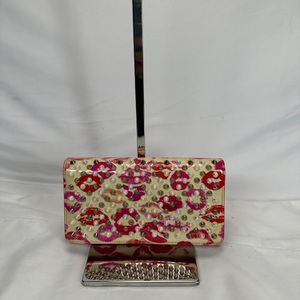 Christian Louboutin Patent Lip Print Macaron Flap Wallet SPB-MS 354265