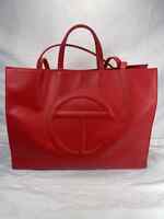 Telfar Large Shopping Tote Red SPB-JB 354384