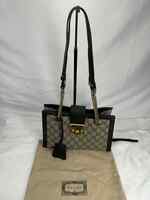 Gucci Padlock Small Shoulder Bag GG Spreme Leather Beige SPB-TS 354574