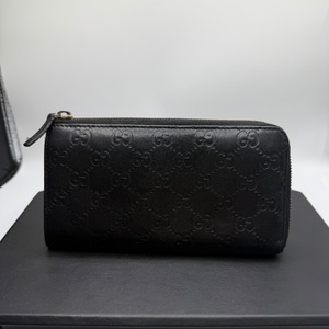  Gucci GG Emblem Zip Wallet SPB-MS 354830 