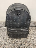 MCM Black Visetos Backpack SPB-JB 354866