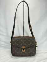 Louis Vuitton Pochette Crossover Bag Brown Canvas Monogram SPB-TS 354931