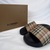 Burberry Furley Check Slide Sandals US Size 10