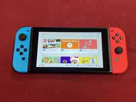Nintendo Switch 32GB Game Console Only Neon Blue Red JoyCon HAC-001 PPSDM 355170