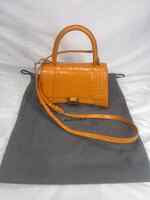 Balenciaga Hourglass Top Handle Bag Crocodile Embossed Small SPB-JB 356328