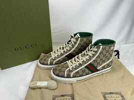 Gucci Tennis 1977 High-Top GG Sneakers Men’s Size 11 (US 11.5) SPB-TS 356591