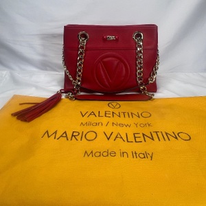 Mario Valentino Kali Signature Shoulder Bag - RED SPB-CA 359788