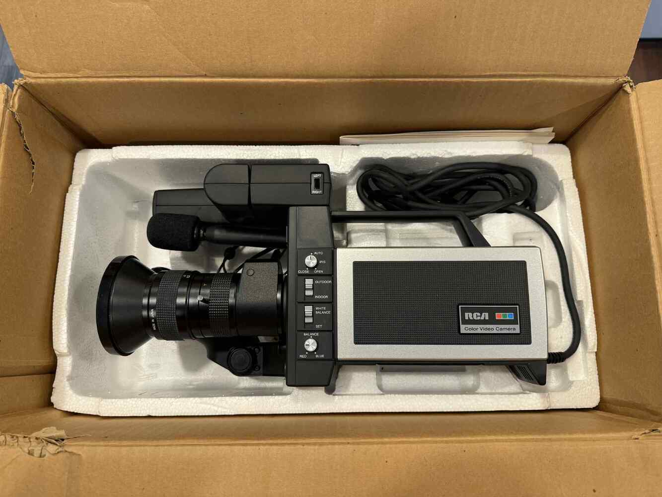 Vintage 1980 RCA Color Video Camera Model CC010 Untested SPB-TS 361063 ...